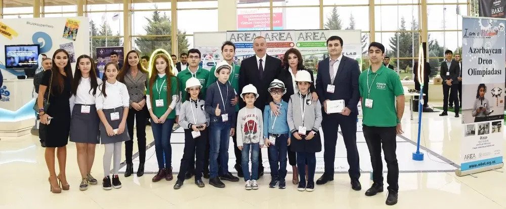 Photo with President Ilham Eliyev